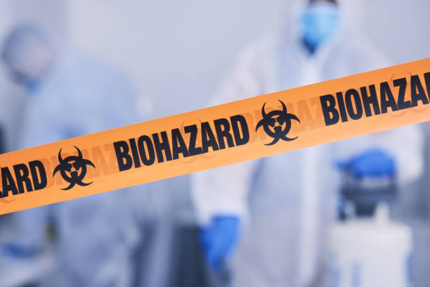 Professional Biohazard Cleanup technician working in Lewiston, ME